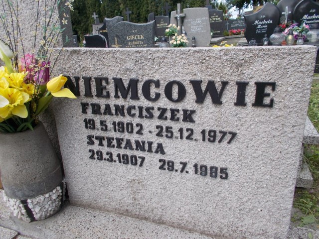 Grób Franciszek Niemiec 