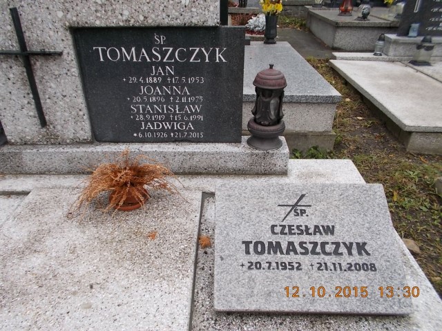 Grób Stanisław Tomaszczyk